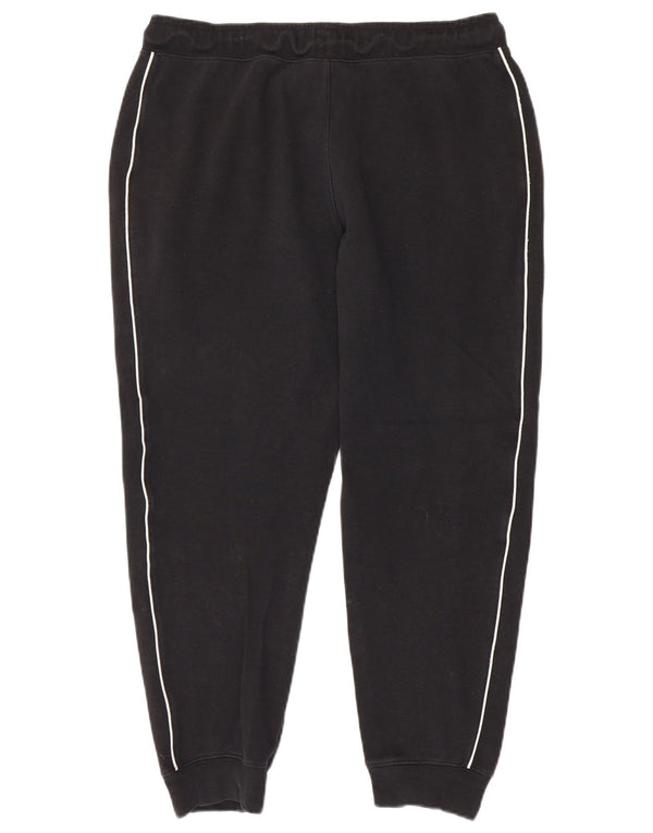Nike Mens Tracksuit Trousers Joggers Large  Black Striped Cotton