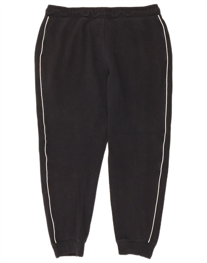 Nike Mens Tracksuit Trousers Joggers Large  Black Striped Cotton