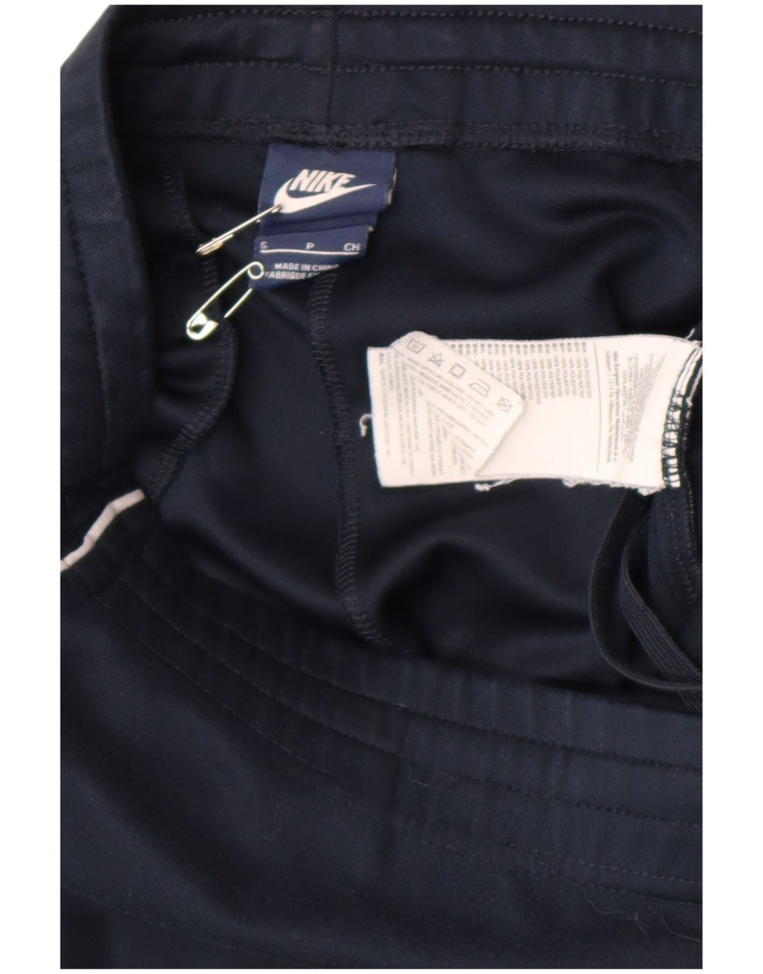 Nike Mens Tracksuit Trousers Small  Navy Blue Polyester