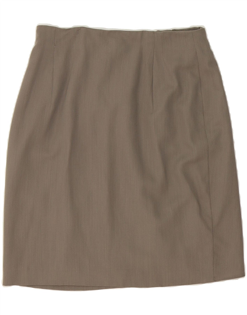 CERRUTI 1881 Womens Pencil Skirt IT 42 Medium W32  Grey Cotton Vintage Cerruti 1881 and Second-Hand Cerruti 1881 from Messina Hembry 