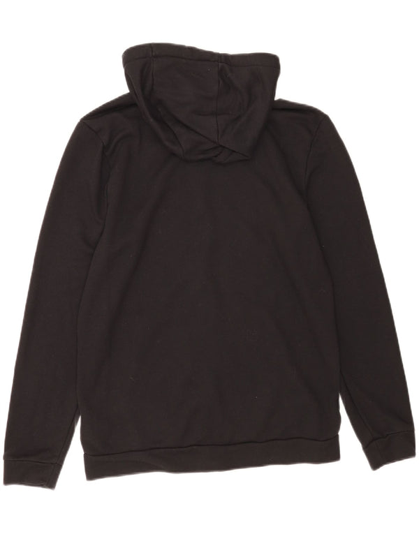 Nike Mens Dri Fit Zip Hoodie Sweater Small Black Polyester
