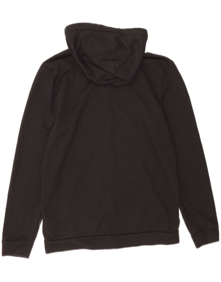 Nike Mens Dri Fit Zip Hoodie Sweater Small Black Polyester