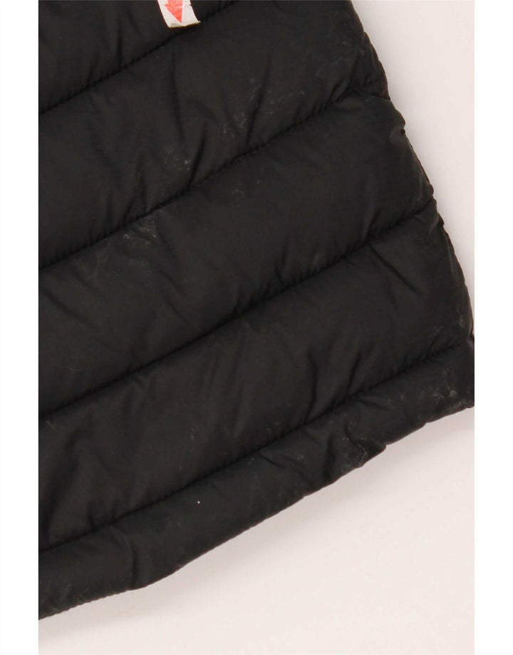 Berghaus Girls Hooded Padded Jacket 9-10 Years Black Polyester