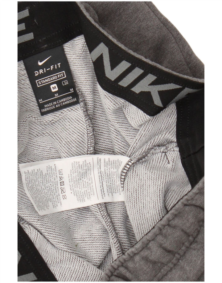 Nike Mens Dri Fit Tracksuit Trousers Joggers Medium Grey Flecked