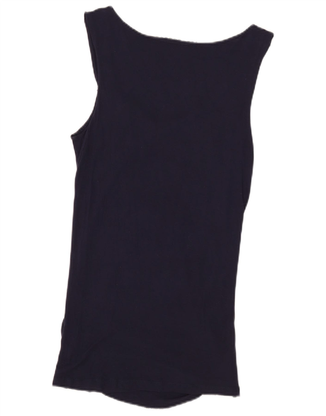 Guess Womens Sleeveless Blouse Top UK 8 Small Navy Blue