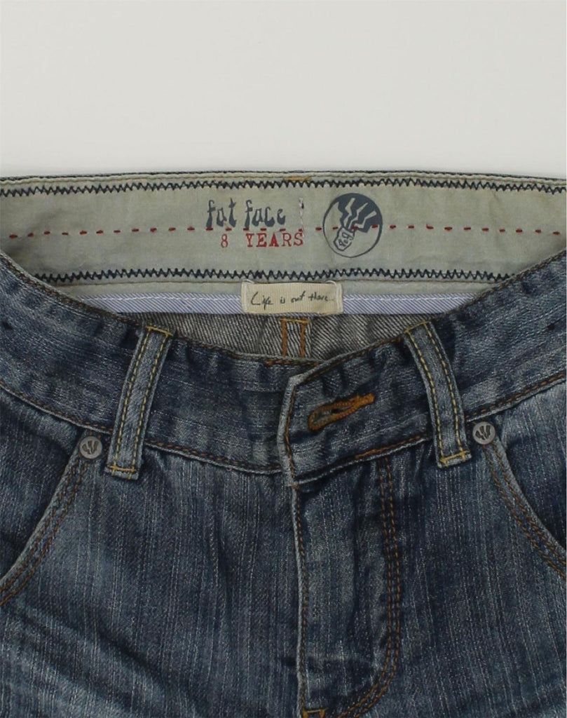 FAT FACE Boys Denim Shorts 7-8 Years W22  Blue Cotton | Vintage Fat Face | Thrift | Second-Hand Fat Face | Used Clothing | Messina Hembry 