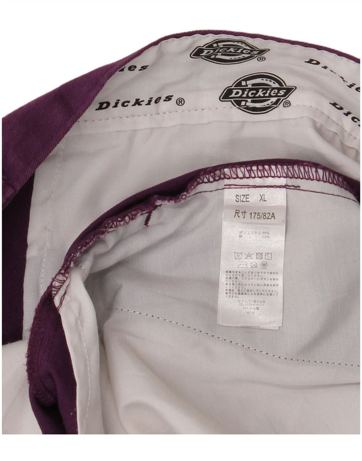 Dickies Womens Chino Shorts XL W36  Purple Polyester