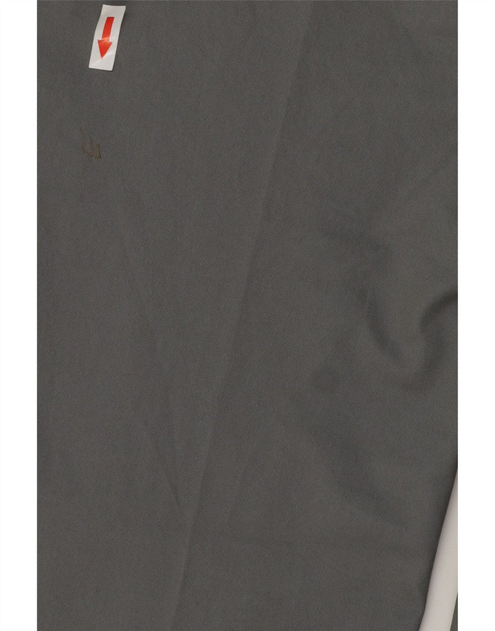 Marks & Spencer Mens Straight Suit Trousers W32 L29 Grey Cotton