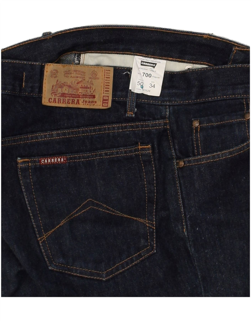 CARRERA Mens 700 Straight Jeans W34 L26  Navy Blue Cotton | Vintage Carrera | Thrift | Second-Hand Carrera | Used Clothing | Messina Hembry 