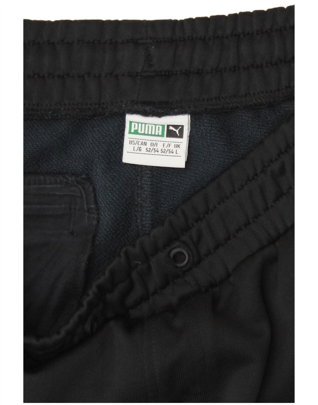 Puma Mens Tracksuit Trousers Joggers Large Black Colourblock