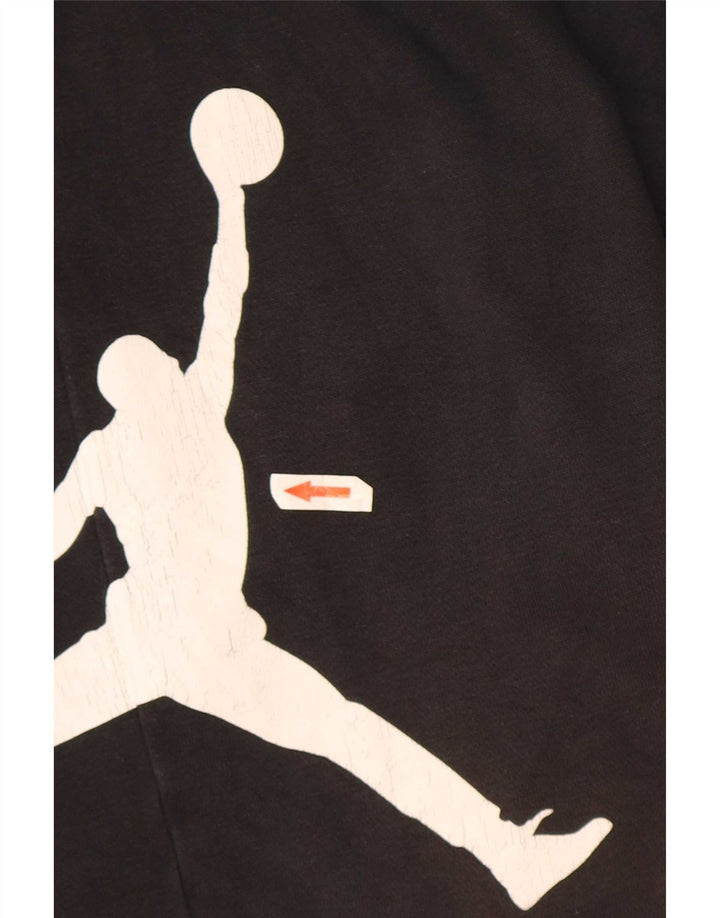Jordan Mens Graphic Sport Shorts Medium Black Cotton