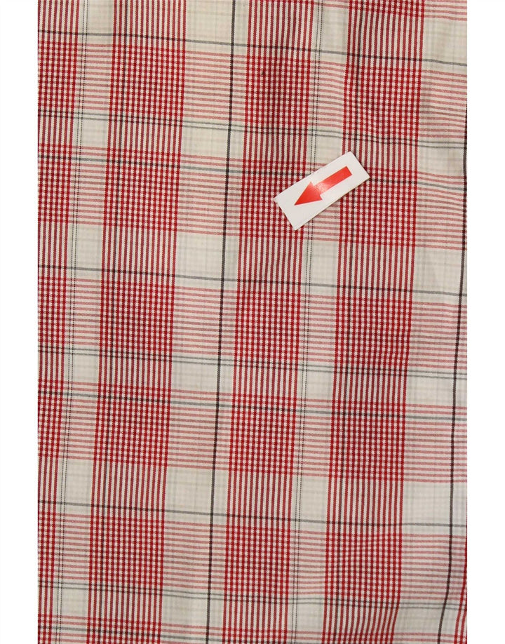 The North Face Mens Shirt Small Red Check Nylon