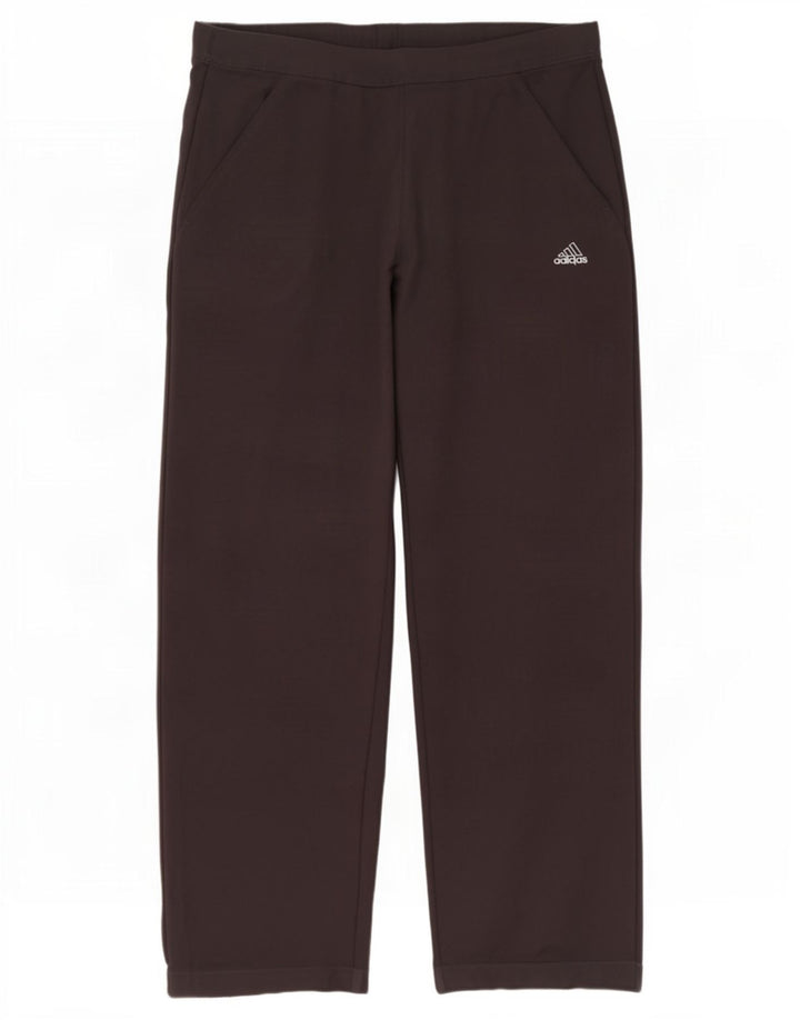 Adidas Womens Tracksuit Trousers UK 10 Small Black Polyester