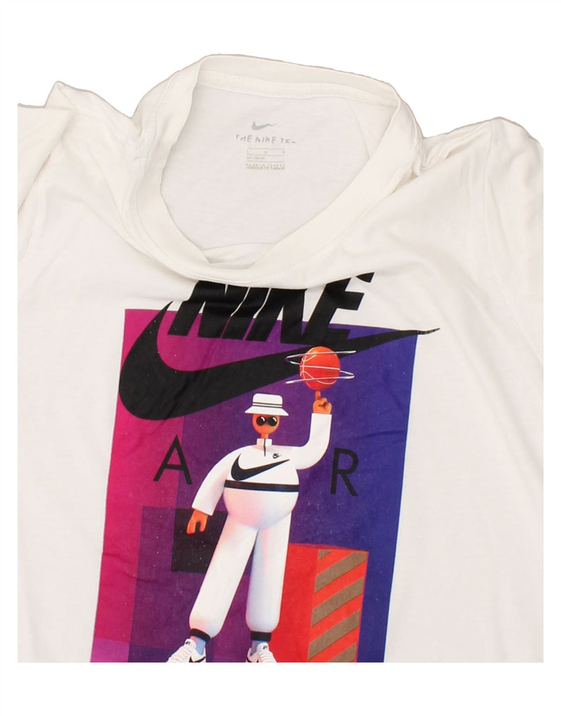 NIKE Boys Graphic T-Shirt Top 12-13 Years Large White Cotton | Vintage Nike | Thrift | Second-Hand Nike | Used Clothing | Messina Hembry 