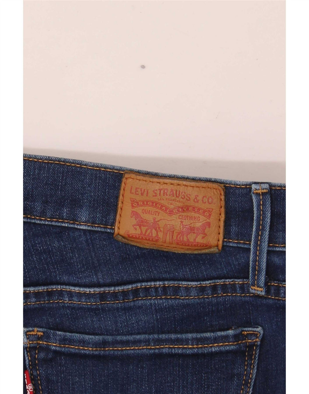 Levi's Womens 710 Super Skinny Jeans W27 L28 Navy Blue
