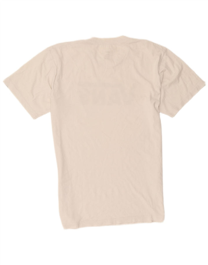 Vans Mens Classic Fit Graphic T-Shirt Top Medium White Cotton