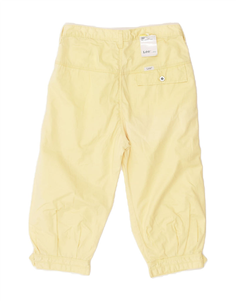 LEE Girls Inola Relaxed Fit Capri Trousers 10-11 Years W26 L15  Yellow | Vintage Lee | Thrift | Second-Hand Lee | Used Clothing | Messina Hembry 
