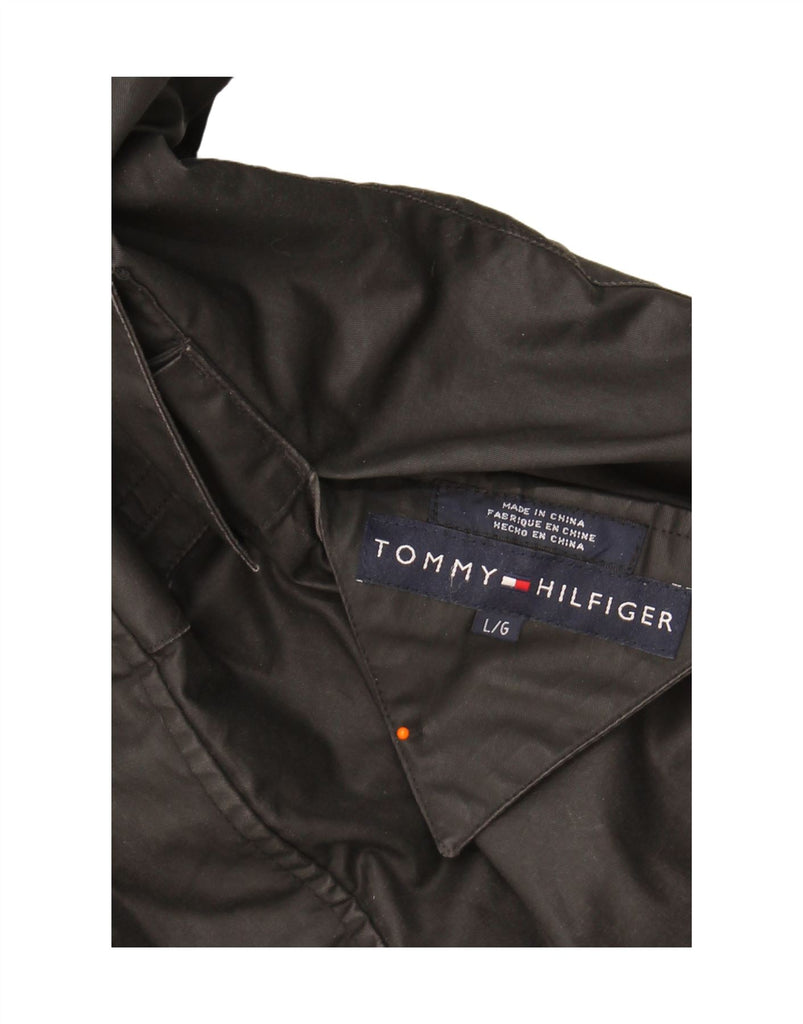 TOMMY HILFIGER Mens Reversible Jacket UK 40 Large Beige Cotton Vintage Tommy Hilfiger and Second-Hand Tommy Hilfiger from Messina Hembry 