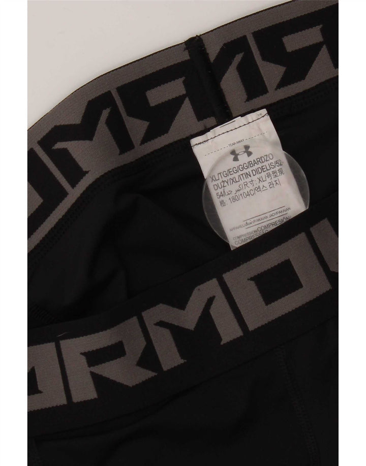 Under Armour Mens Graphic Leggings XL Black Polyester