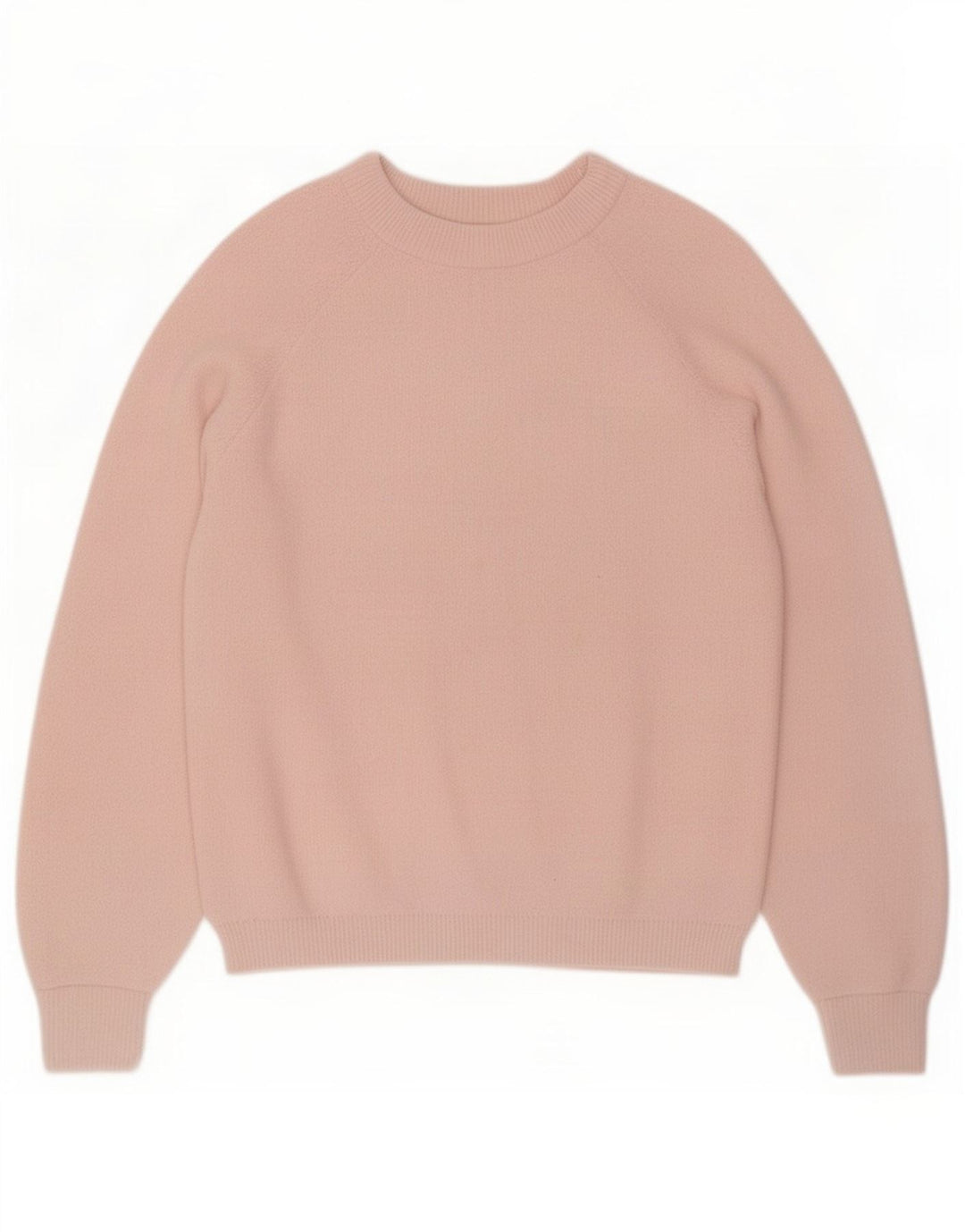 Marks & Spencer Womens Oversized Boat Neck Jumper Sweater UK 14 Medium Pink