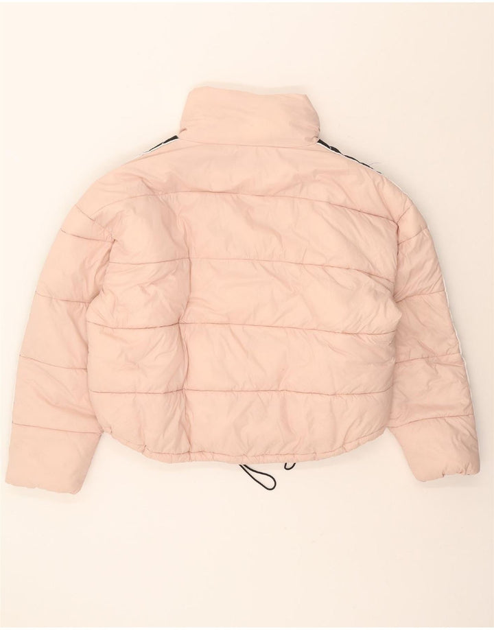 KAPPA Womens Oversized Graphic Padded Jacket UK 16 Large Pink Polyamide Vintage Kappa and Second-Hand Kappa from Messina Hembry 