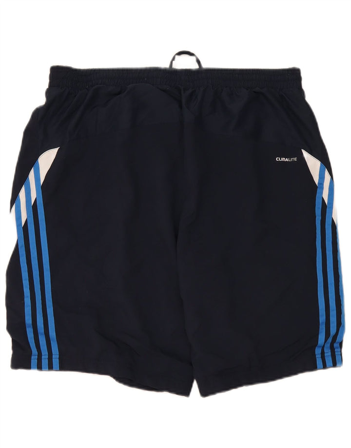 Adidas Mens Sport Shorts XL Navy Blue Colourblock Polyester