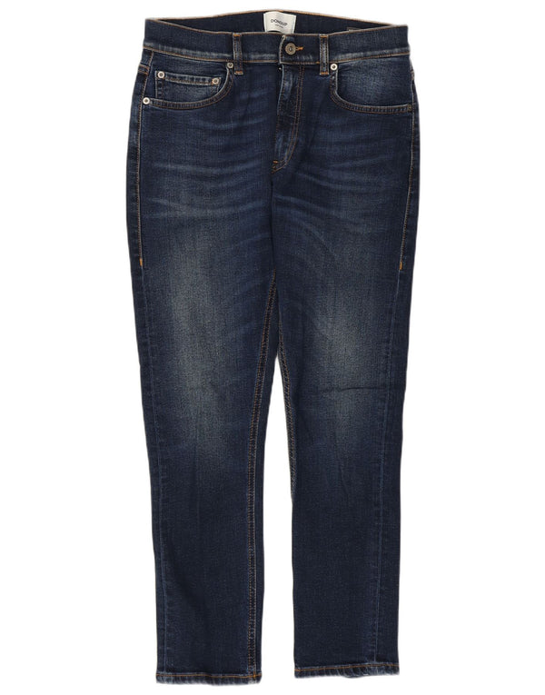 Dondup Womens Mila Carrot Slim Jeans W28 L26 Blue Cotton