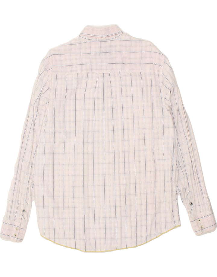 TOMMY BAHAMA Mens Shirt Large White Check Cotton Vintage Tommy Bahama and Second-Hand Tommy Bahama from Messina Hembry 