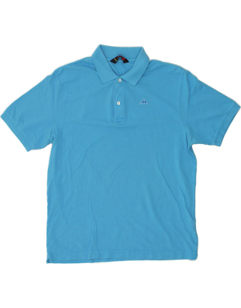 KAPPA Mens Polo Shirt XL Blue | Vintage Kappa | Thrift | Second-Hand Kappa | Used Clothing | Messina Hembry 