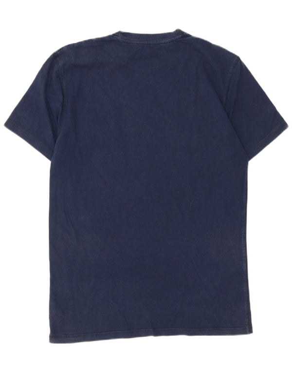 Hard Rock Cafe Mens New York Graphic T-Shirt Top Medium Navy Blue Cotton