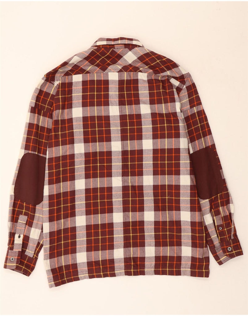 WRANGLER Mens Regular Fit Flannel Shirt XL Red Check Vintage Wrangler and Second-Hand Wrangler from Messina Hembry 