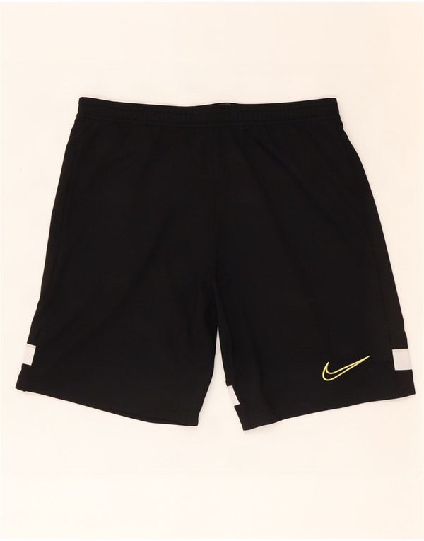Nike Mens Dri Fit Sport Shorts Small Black Colourblock Polyester