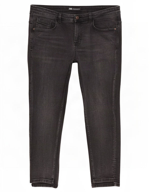 Zara Womens Skinny Jeans EU 46 XL W36 L27 Grey Cotton