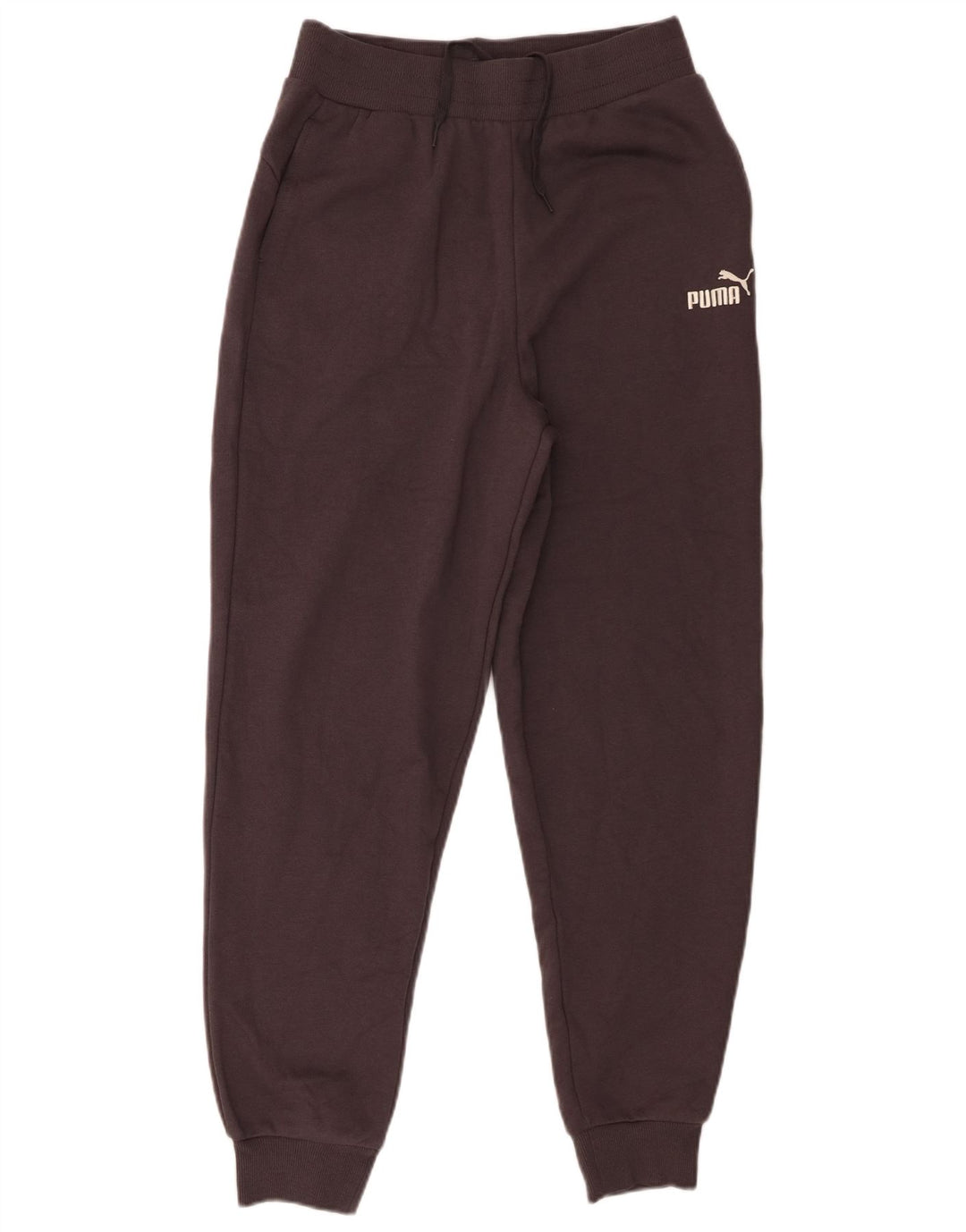 Puma Mens Tracksuit Trousers Joggers Small Purple Cotton