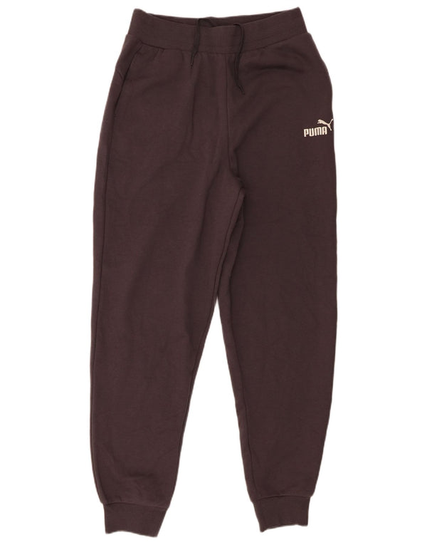 Puma Mens Tracksuit Trousers Joggers Small Purple Cotton