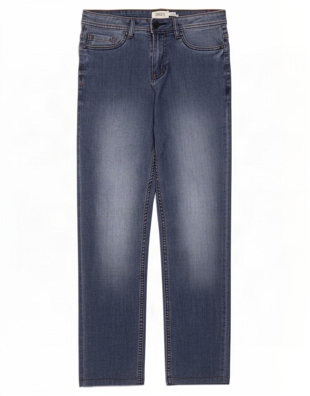 Dack's Mens Straight Jeans IT 46 Small W30 L28 Blue Cotton