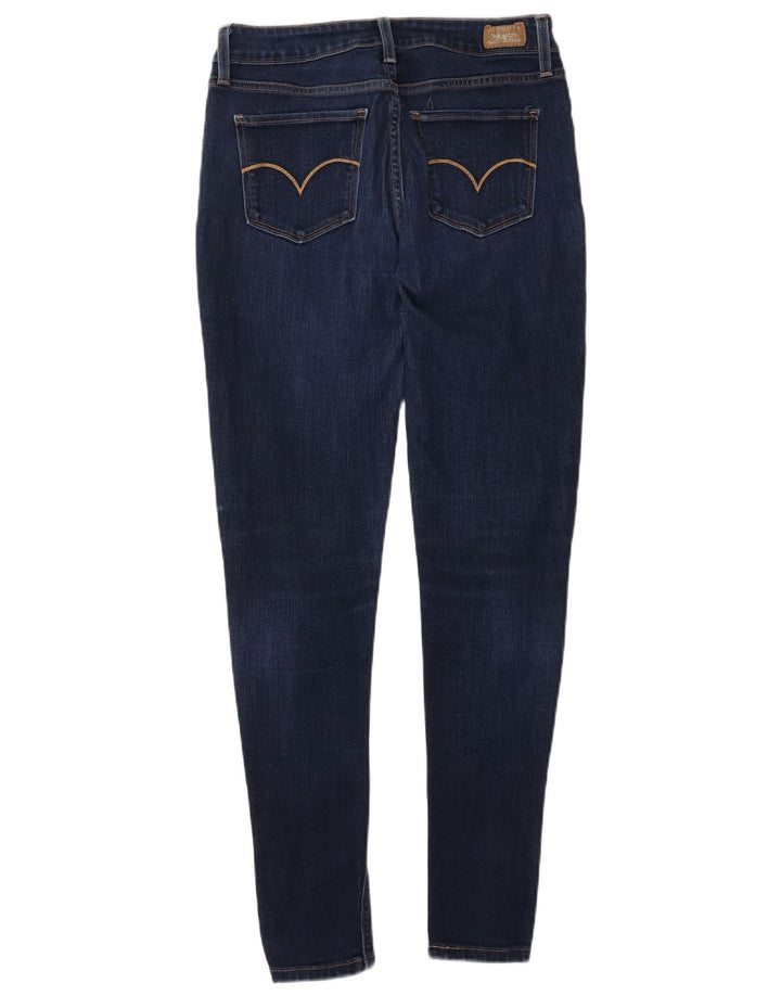 LEVI'S Womens Skinny Jeans W27 L30 Blue Cotton