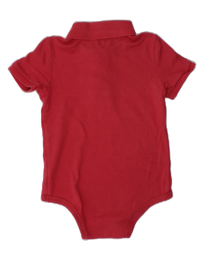 RALPH LAUREN Baby Girls Bodysuit 18-24 Months Red Cotton | Vintage Ralph Lauren | Thrift | Second-Hand Ralph Lauren | Used Clothing | Messina Hembry 