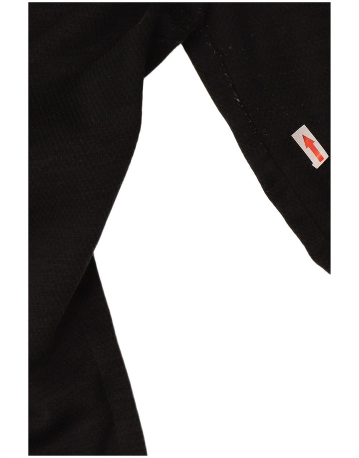 Adidas Womens Tracksuit Trousers Joggers UK 14 Medium Black Polyester