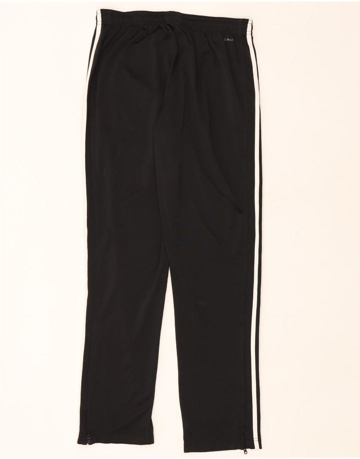 Adidas Womens Climalite Tracksuit Trousers UK 14 Large Black Polyester