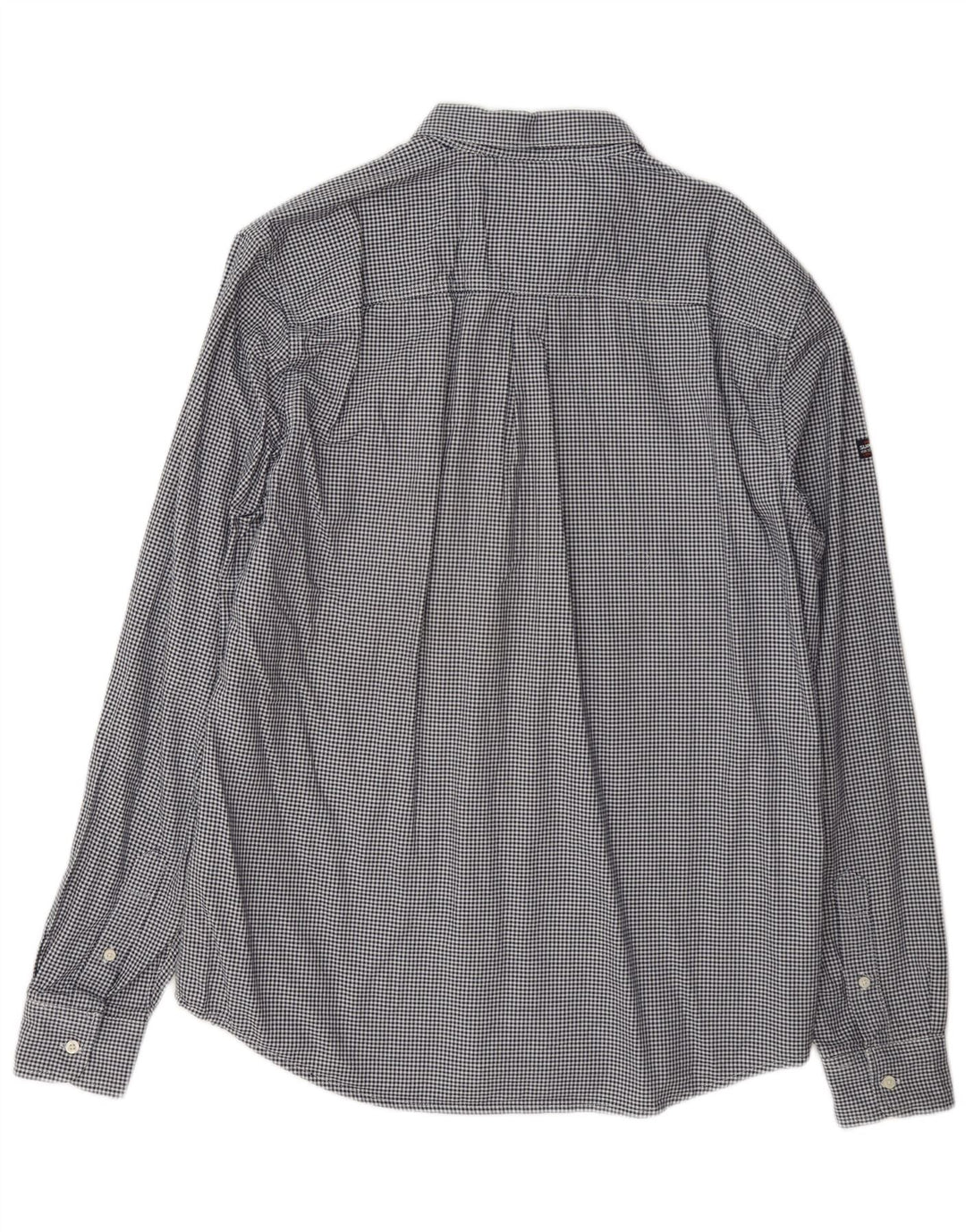 Superdry Mens Regular Fit Shirt XL Navy Blue Gingham Cotton