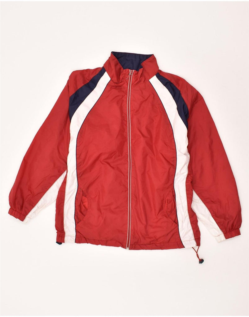 WILSON Mens Rain Jacket UK 40 Large Red Colourblock Nylon | Vintage Wilson | Thrift | Second-Hand Wilson | Used Clothing | Messina Hembry 