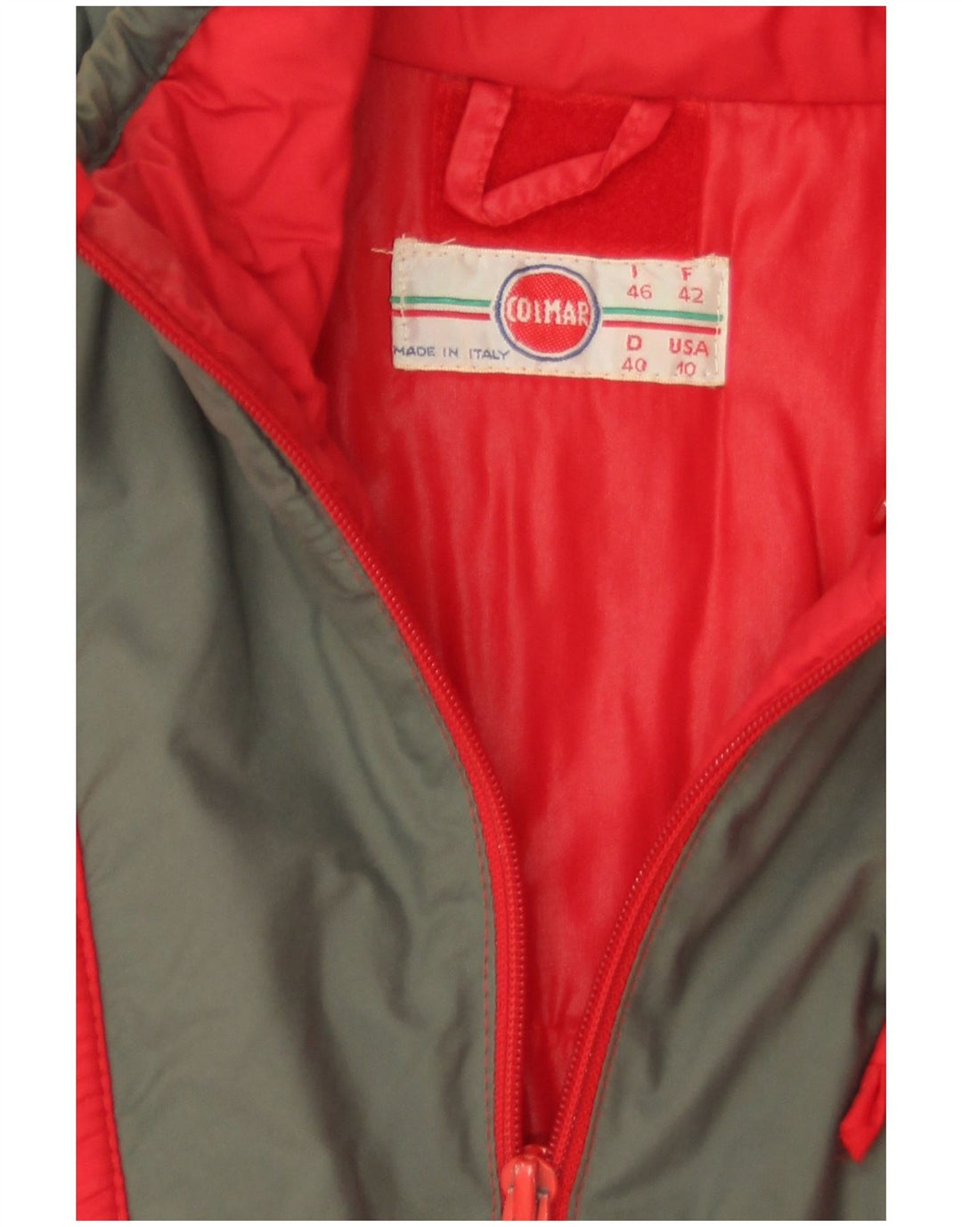 Colmar Womens Ski Jacket IT 46 Large Red Colourblock
