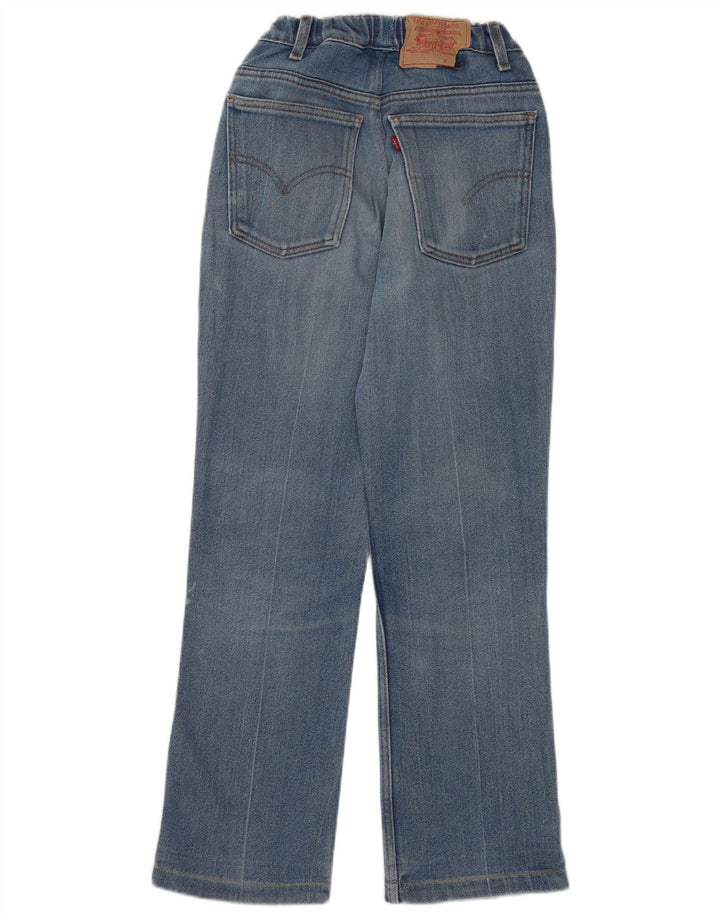LEVI'S Womens Sta-Prest Straight Jeans W28 L29 Blue Cotton