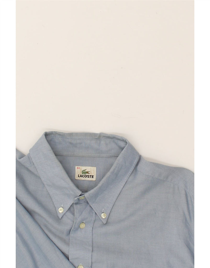 LACOSTE Mens Shirt Size 44 XL Blue Cotton | Vintage Lacoste | Thrift | Second-Hand Lacoste | Used Clothing | Messina Hembry 