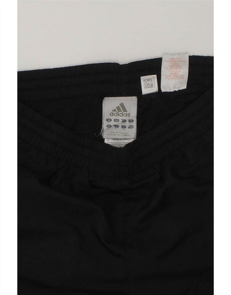 ADIDAS Boys Tracksuit Trousers 11-12 Years Black Polyester | Vintage Adidas | Thrift | Second-Hand Adidas | Used Clothing | Messina Hembry 