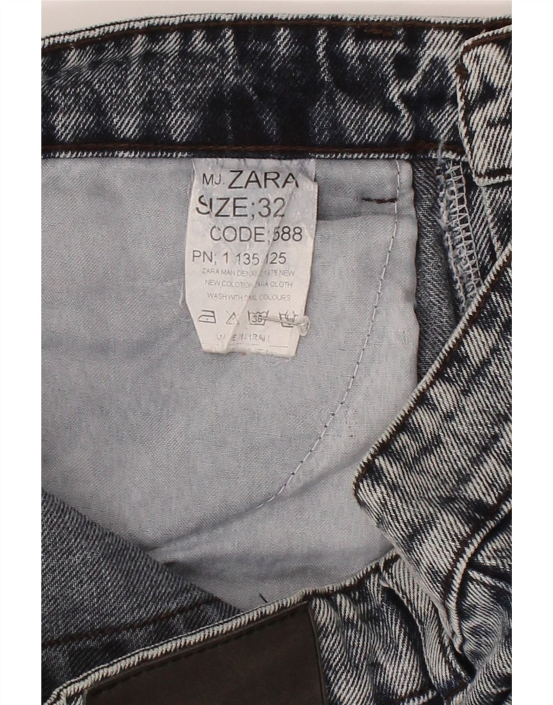 ZARA Mens Skinny Jeans W32 L28 Blue Cotton Vintage Zara and Second-Hand Zara from Messina Hembry 