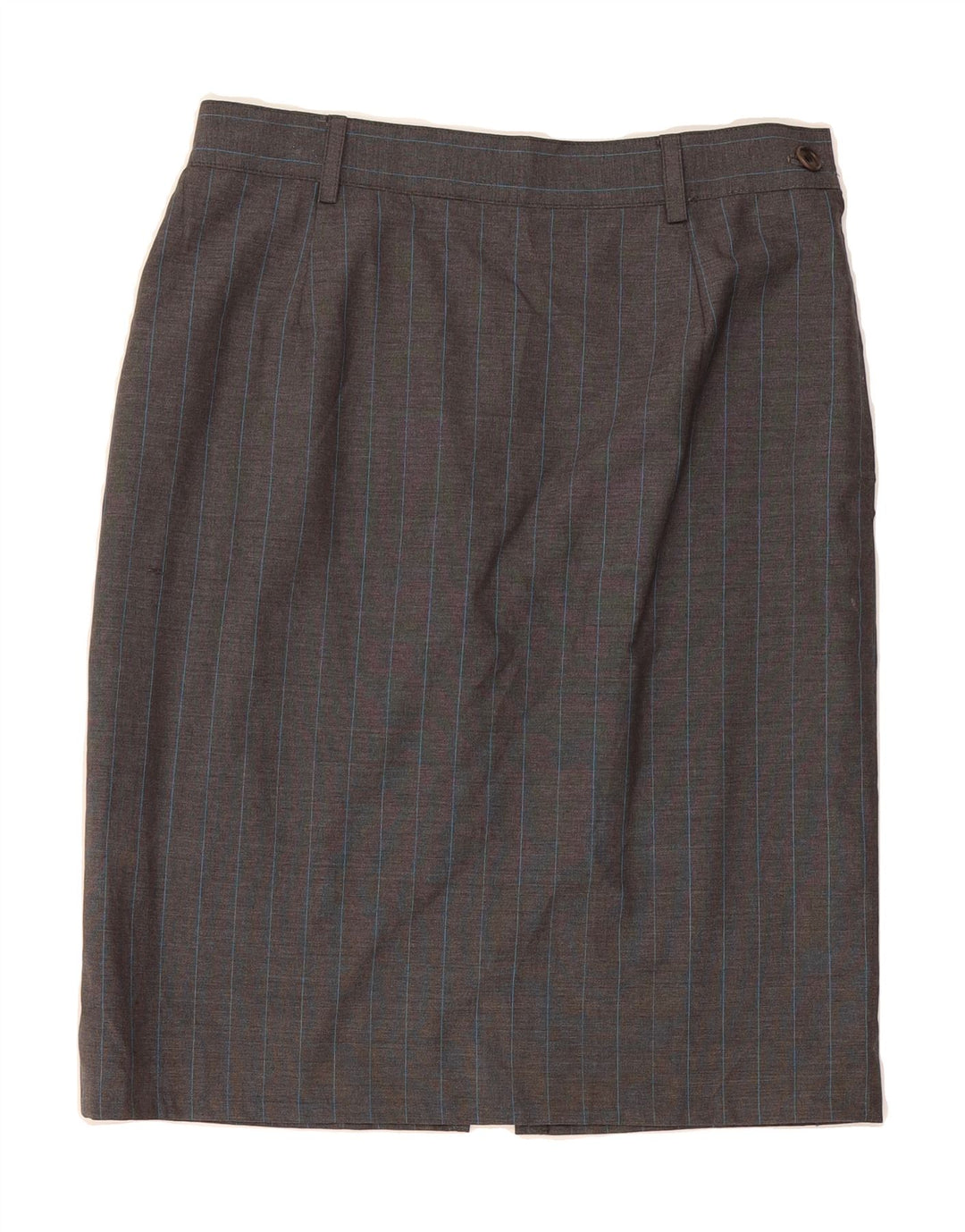 ICEBERG Womens Straight Skirt W30 Medium Grey Striped Vintage Iceberg and Second-Hand Iceberg from Messina Hembry 