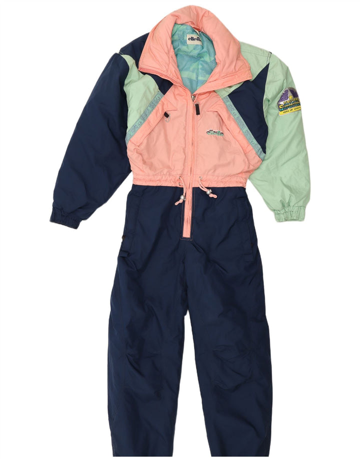 Ellesse Womens Graphic Ski Jumpsuit IT 42 Medium Multicoloured Colourblock