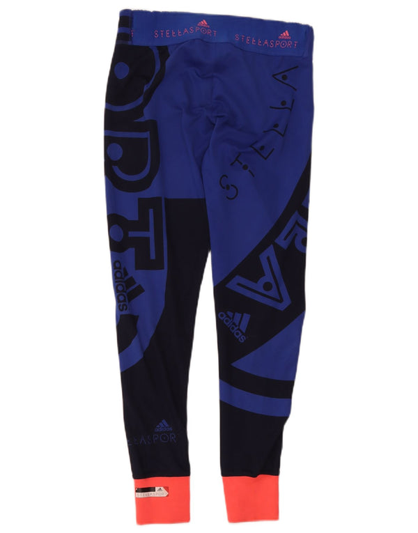 Adidas Womens Stella Tracksuit Trousers Joggers UK 8/10 Small Blue